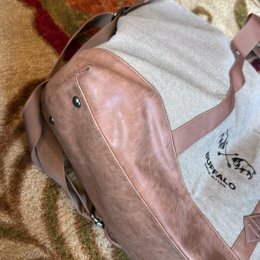 Buffalo David Bitton Messenger Weekender Travel Bag Canvas Cross Body